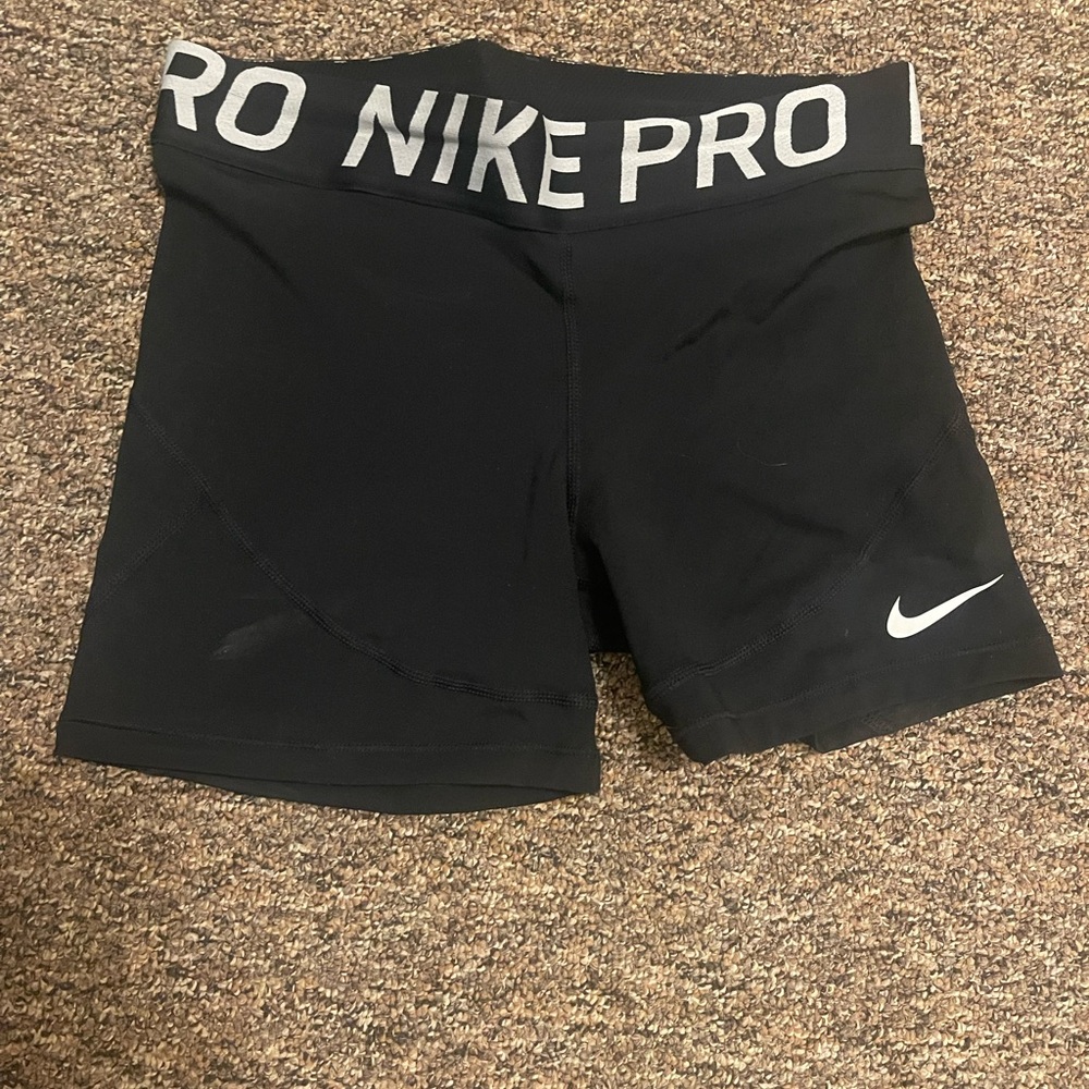 Nike Women's Black Pro Athletic Shorts